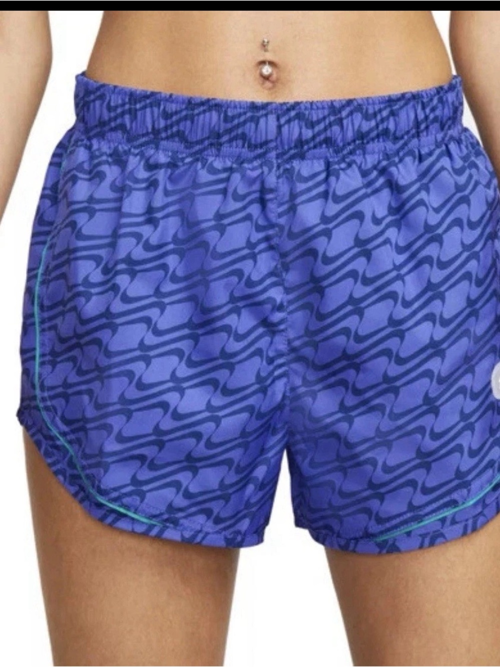 NIKE Dri-FIT Tempo Icon Clash Women Shorts Lapis/Neptune Green XSmall DQ6356-430
